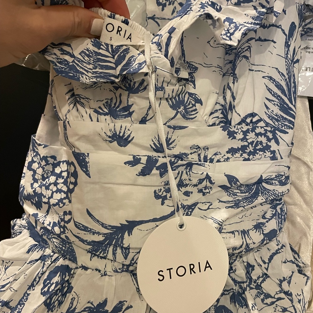 Tropical Ruffle Midi Dress - Picture 8 of 8